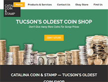 Tablet Screenshot of catalinacoin.com